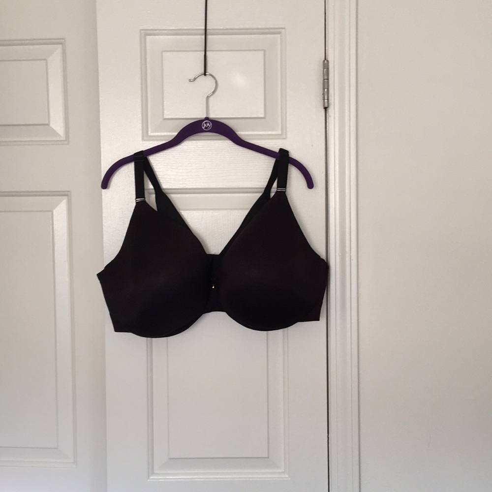 Cacique full coverage back smoother bra in black